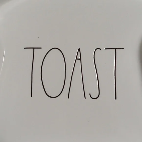 Rae Dunn TOAST plate - Picture 2 of 3